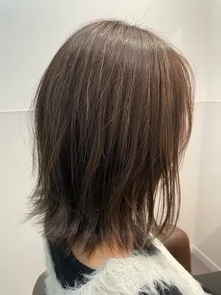 ミディアム 大阪 美容師 林のヘアスタイル