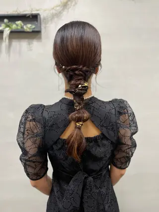 ヘアアレンジ Sallam Maenakaのヘアスタイル