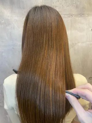ロング 🍀失敗しない 縮毛矯正熊谷竜馬🍀のヘアスタイル