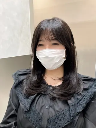 ロング カラー 💖ブリーチなし透明 感💖ASAHIのヘアスタイル