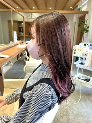 ロング カラー 佐藤 悠生 メンズパーマ.カットのヘアスタイル