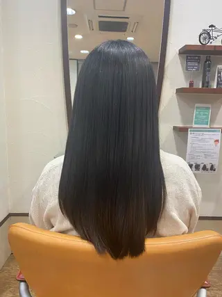ロング サプリームヘア 飯田みち瑠のヘアスタイル