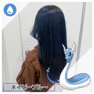 ロング カラー ヘアアレンジ メンズ 🦋重くない暗髪🦋 Hana🦋のヘアスタイル