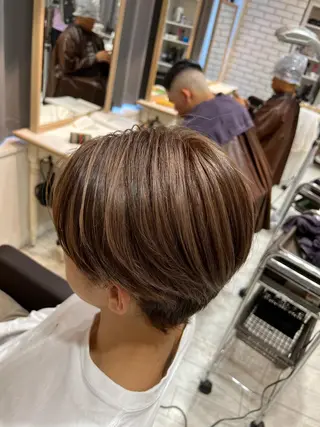 ショート カラー メンズ 💈men's💈 satoru中目黒のヘアスタイル