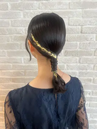 セミロング ヘアアレンジ Topstylist YUKIのヘアスタイル