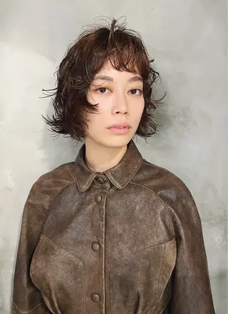 ショート パーマ 🌈前田 潤 /ショート/レイヤーのヘアスタイル