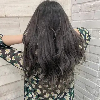 セミロング カラー 北間 寛哉のヘアスタイル