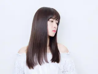 セミロング ヘアアレンジ マツエク・マツパ 暖色ボブ 🍊rikakoのヘアスタイル
