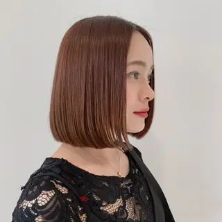 ミディアム はっとり ななせのヘアスタイル