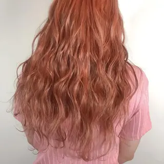 ロング カラー Rina のヘアスタイル