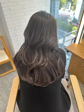 ロング カラー ヘアアレンジ 似合わせ/透明感 カラー/豊中/かこのヘアスタイル