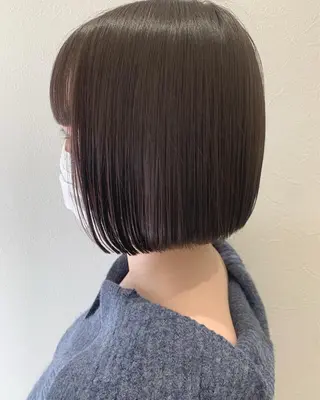 ショート カラー hub hair レイヤー/透明感のヘアスタイル