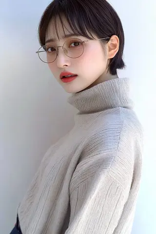 ショート 尾崎 優花のヘアスタイル