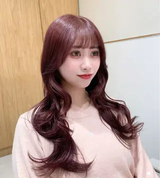 ロング カラー 韓国ヘア/レイヤー/ 顔まわり/りょーとのヘアスタイル