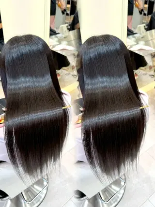 セミロング 新宿/韓国ヘア kurea🎀のヘアスタイル