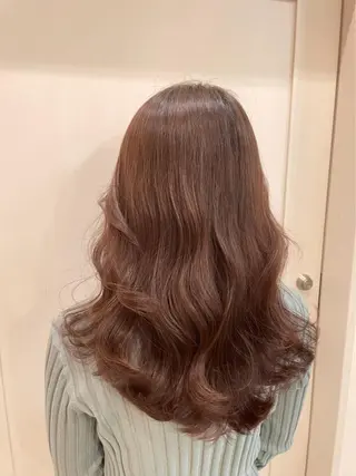 セミロング 韓国風🤍 イワサキ　リコ🍒のヘアスタイル
