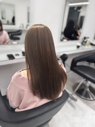 ロング カラー ヘアアレンジ 透け上品ハイトーン 職人ゆうと🤍のヘアスタイル