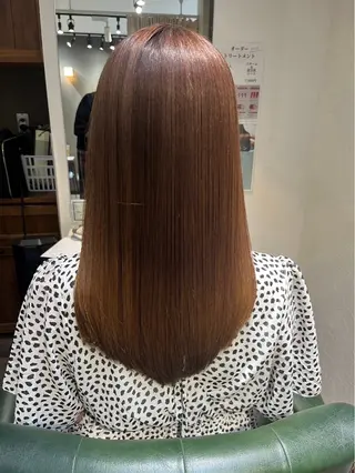 ロング 髪質改善ストレート/ 廣瀬のヘアスタイル