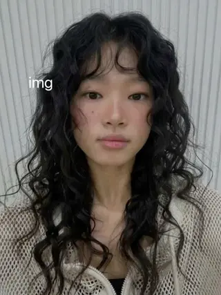 ミディアム パーマ SERINA🎀/パ ーマモデル募集中🫧のヘアスタイル