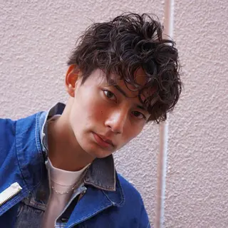 ショート パーマ メンズ 辻堂メンズ特化 YU-YAのヘアスタイル