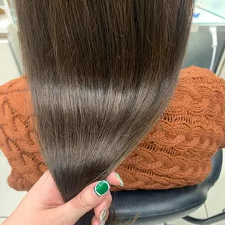 ロング カラー ウスイ ハルカのヘアスタイル