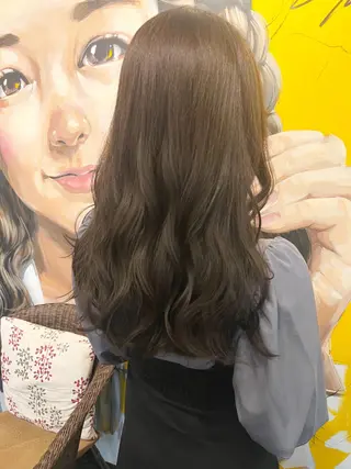 ロング カラー パーマ 名古屋駅/トップス タイリスト/大黒拓哉のヘアスタイル