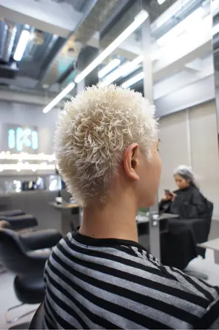 ショート カラー パーマ メンズ 💈メンズ/パーマ 💈中目黒/谷のヘアスタイル