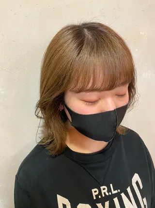 ミディアム 井上 日菜乃のヘアスタイル