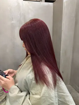 ロング カラー 中園康 /カラー/ブリーチのヘアスタイル