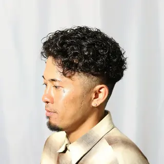 ショート パーマ メンズ メンズカット/パーマ 川崎　智大のヘアスタイル