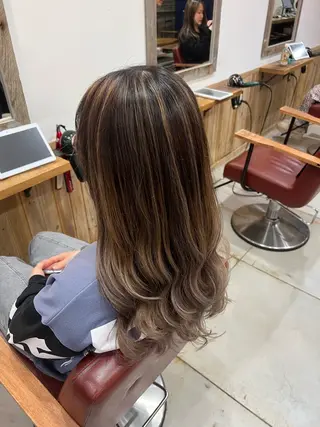 カラー 🌈ダブルカラー🌈 💚みやのしんじ💚のヘアスタイル