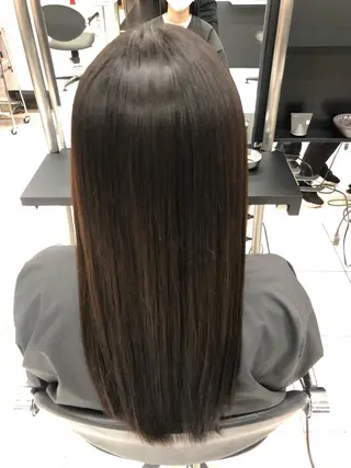 ロング パーマ 平田 勘吉のヘアスタイル