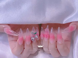 ネイル 長さだし専門店 M2　rikaのネイルデザイン