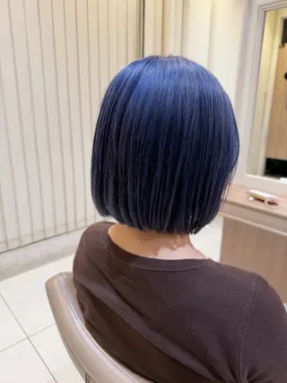 ミディアム カラー ハイトーンカラー☁️ 西條 楓花のヘアスタイル