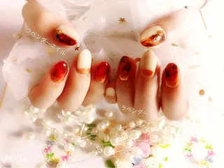 ネイル ラベンダー💖日暮里 ルル💖ネイルのネイルデザイン