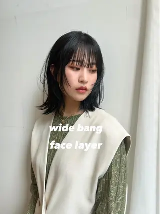 ミディアム カラー レイヤー専門家 ダブルカラー修のヘアスタイル