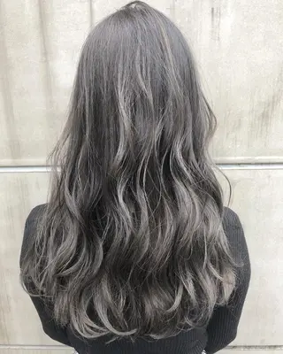 セミロング カラー 北間 寛哉のヘアスタイル