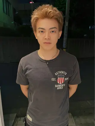 カラー メンズ musiiik ryukiのヘアスタイル