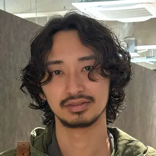 ミディアム パーマ メンズ 金山駅前メンズパーマ 特化COUNTERのヘアスタイル