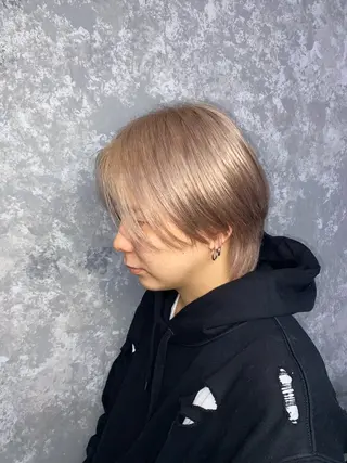 カラー メンズ 🩵ベリーショート✨ パーマスタイル みくのヘアスタイル