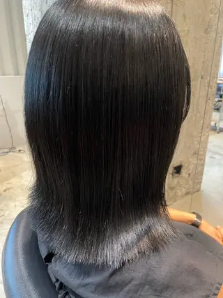 ミディアム カラー スタイリスト /仲川葵のヘアスタイル