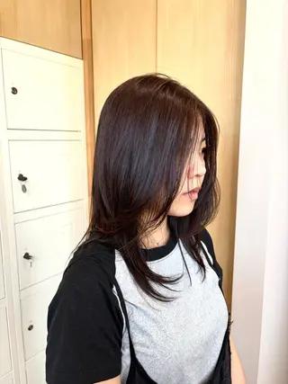 ロング 明るい白髪染◎イノセ ントヘアRyotaのヘアスタイル