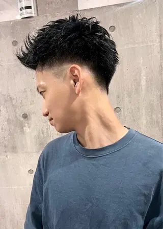 メンズ レイヤーカット特化 💜SARIのヘアスタイル