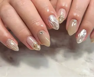 ミディアム cattleya nailのネイルデザイン
