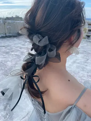 ヘアアレンジ ヘアメイク acoのヘアスタイル