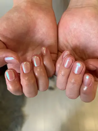 ネイル mellow:ｸﾙﾐ ﹡˖˟༝🎀˖˟ ༝のネイルデザイン