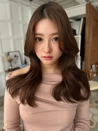 ロング ヘアアレンジ カラー ANGELICA JR奈良店のヘアスタイル