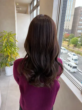 ロング カラー 韓国ヘア・カラー 🩵SHIZUKUのヘアスタイル
