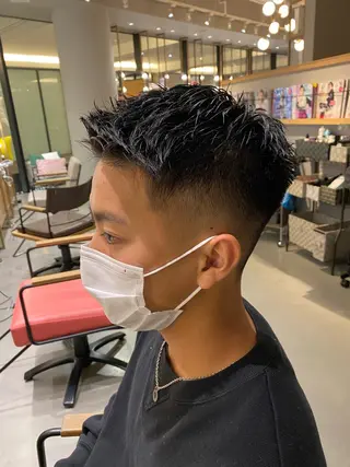 ショート メンズ unopulir 景山　凌のヘアスタイル