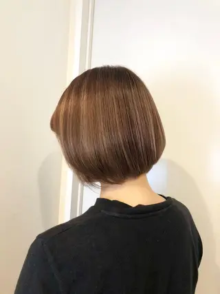 ミディアム カラー 🧡艶髪ちゅるん髪 🫧🧡YUKI❄️のヘアスタイル